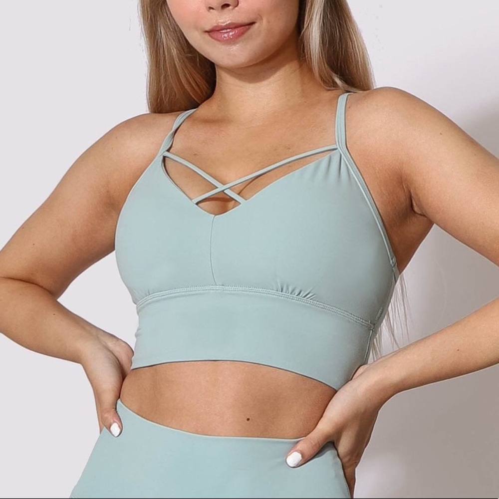 Jed North Impact Bra- mint green